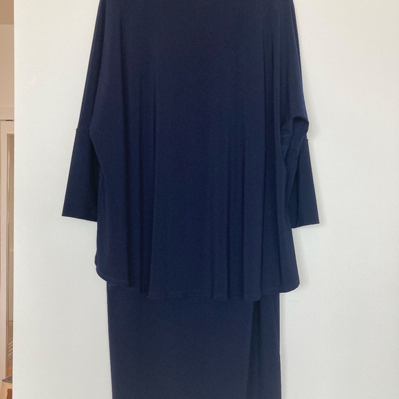 Joseph Ribkoff Midnight Blue Dress Size 14 - Picture 2 of 3